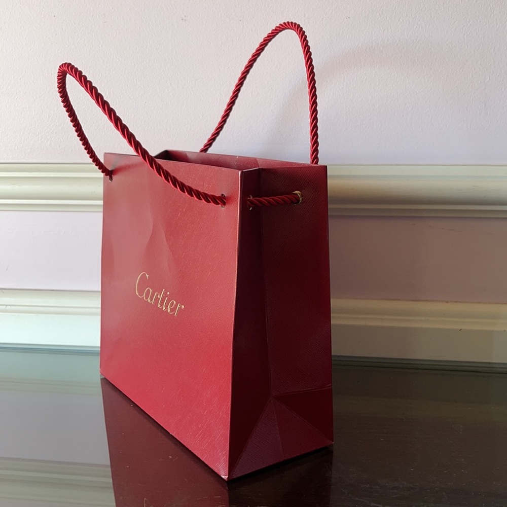 Cartier shopping bag & ring box - Picture 6 of 8